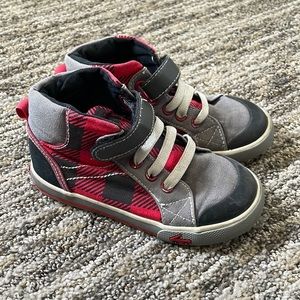 See Kai Run high tops - black/red/grey -size 9